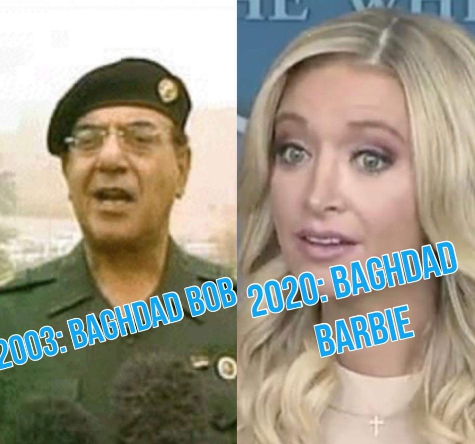 PHOTO Baghdad Barbie Kayleigh McEnany In 2020