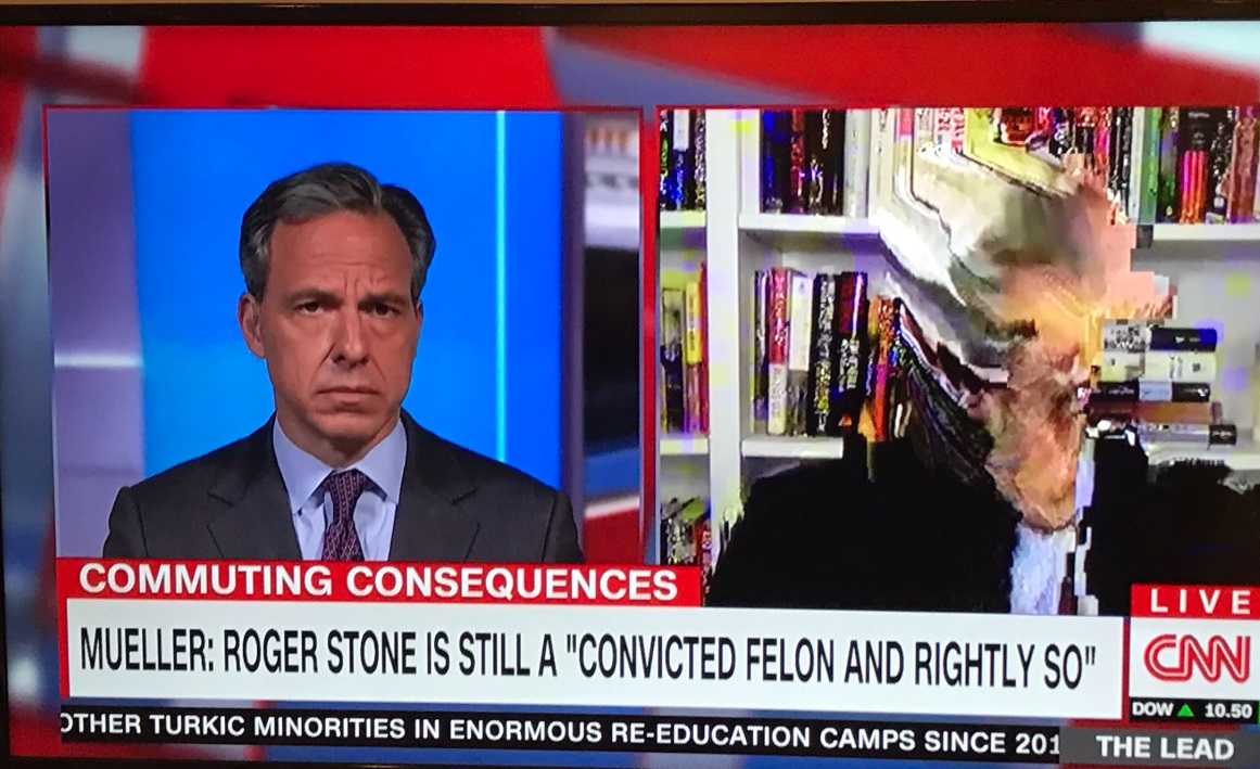 PHOTO CNN Guests Head Explodes Watching Kayleigh McEnany Defend Roger Stone Pardon