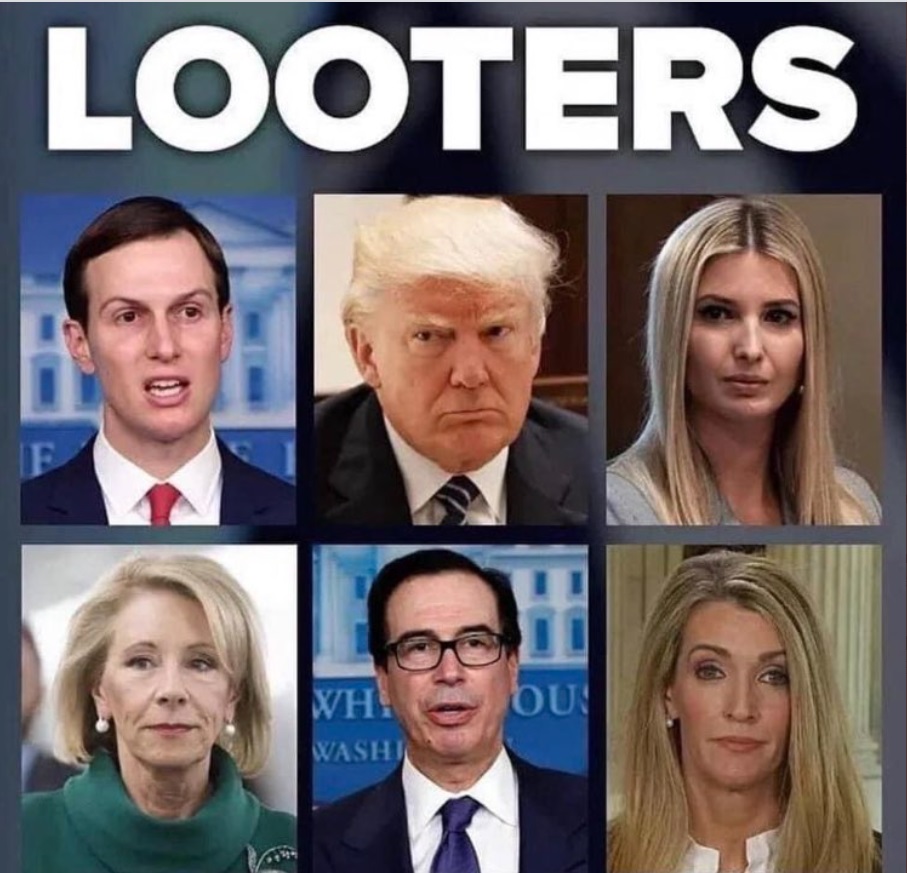 PHOTO Looters In The White House