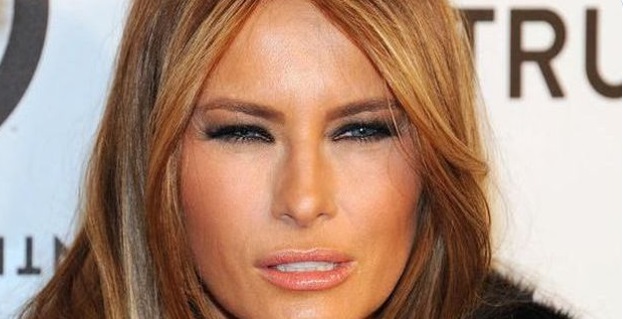 PHOTO Melania Trump Squinting Because The Cameras Are Too Bright