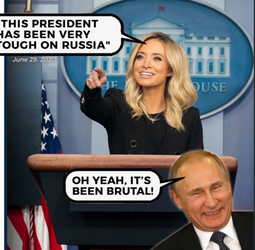 PHOTO This President Has Been Very Tough On Russia Kayleigh McEnany Putin Meme