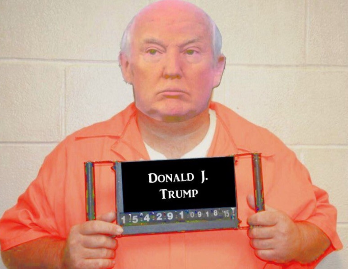 PHOTO Donald Trump Mugshot In Orange Jump Suit