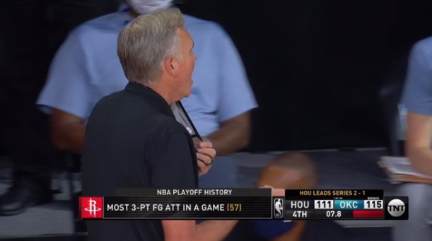 PHOTO Mike D'Antoni Had Rockets Shoot 57 Threes In Game 4