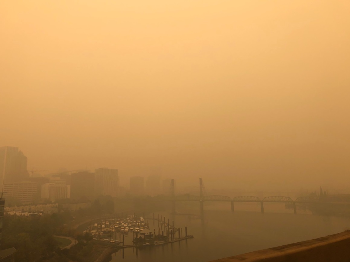 PHOTO Downtown Portland At 9 AM Looked Like The End Of The World