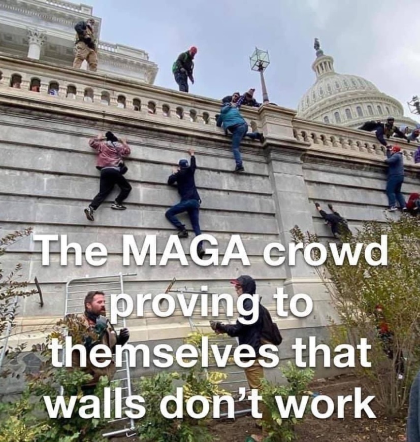 PHOTO The MAGA Crowd Proving To Themselves That Walls Don ...